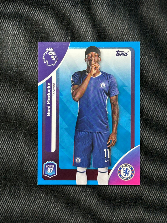 Noni Madueke Blue Parallel Base - Topps Premier League 2026