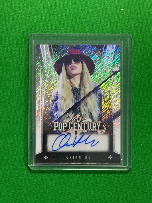 Orianthi Autograph 18/20 - Leaf Pop Century 2025