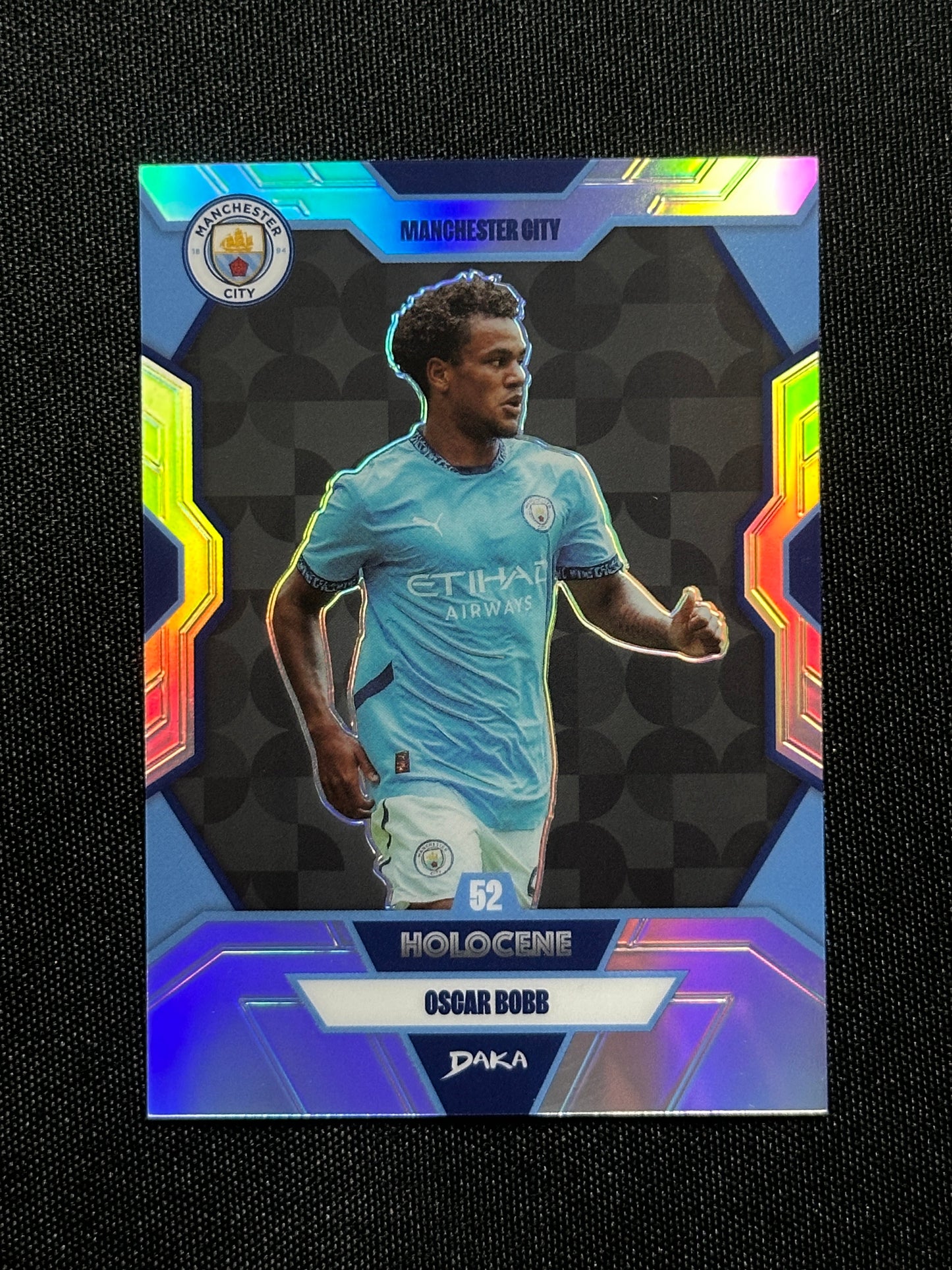 Oscar Bobb Numbered Parallel 173/199 - Daka Manchester City One & Two 2024/25