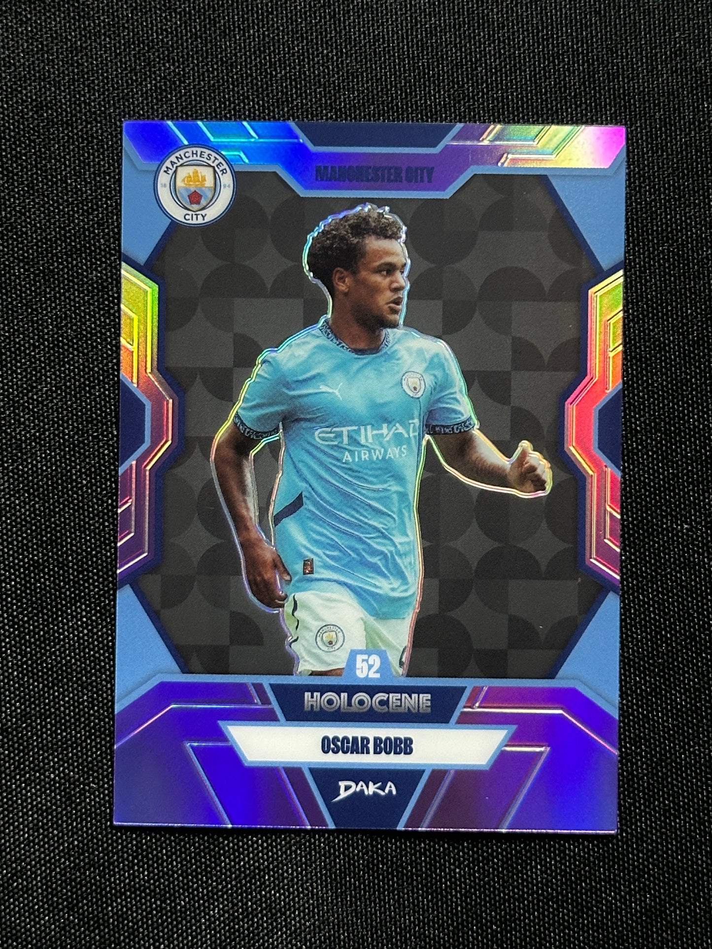 Oscar Bobb Numbered Parallel 22/99 - Daka Manchester City One & Two 2024/25