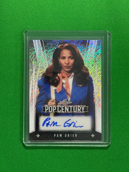 Pam Grier Autograph 14/15 - Leaf Pop Century 2025