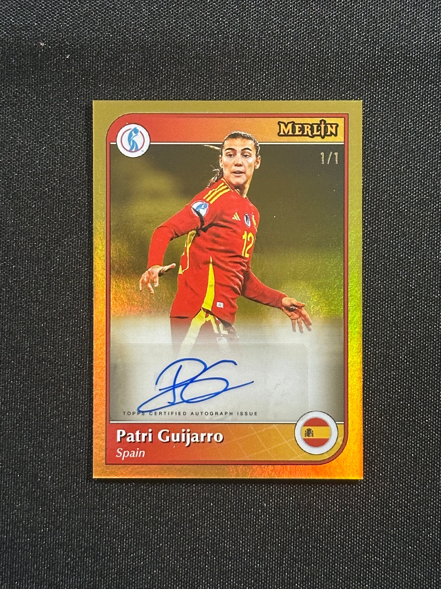 Patri Guijarro Autograph 1/1 - Topps Merlin Women's EURO 2025