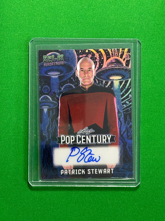 Patrick Stewart Autograph 3/3 - Leaf Pop Century 2025