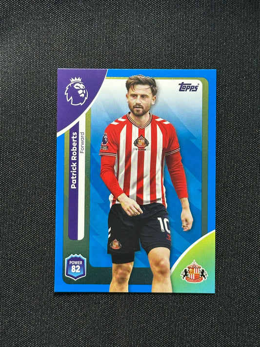 Pattrick Roberts Blue Parallel Base - Topps Premier League 2026