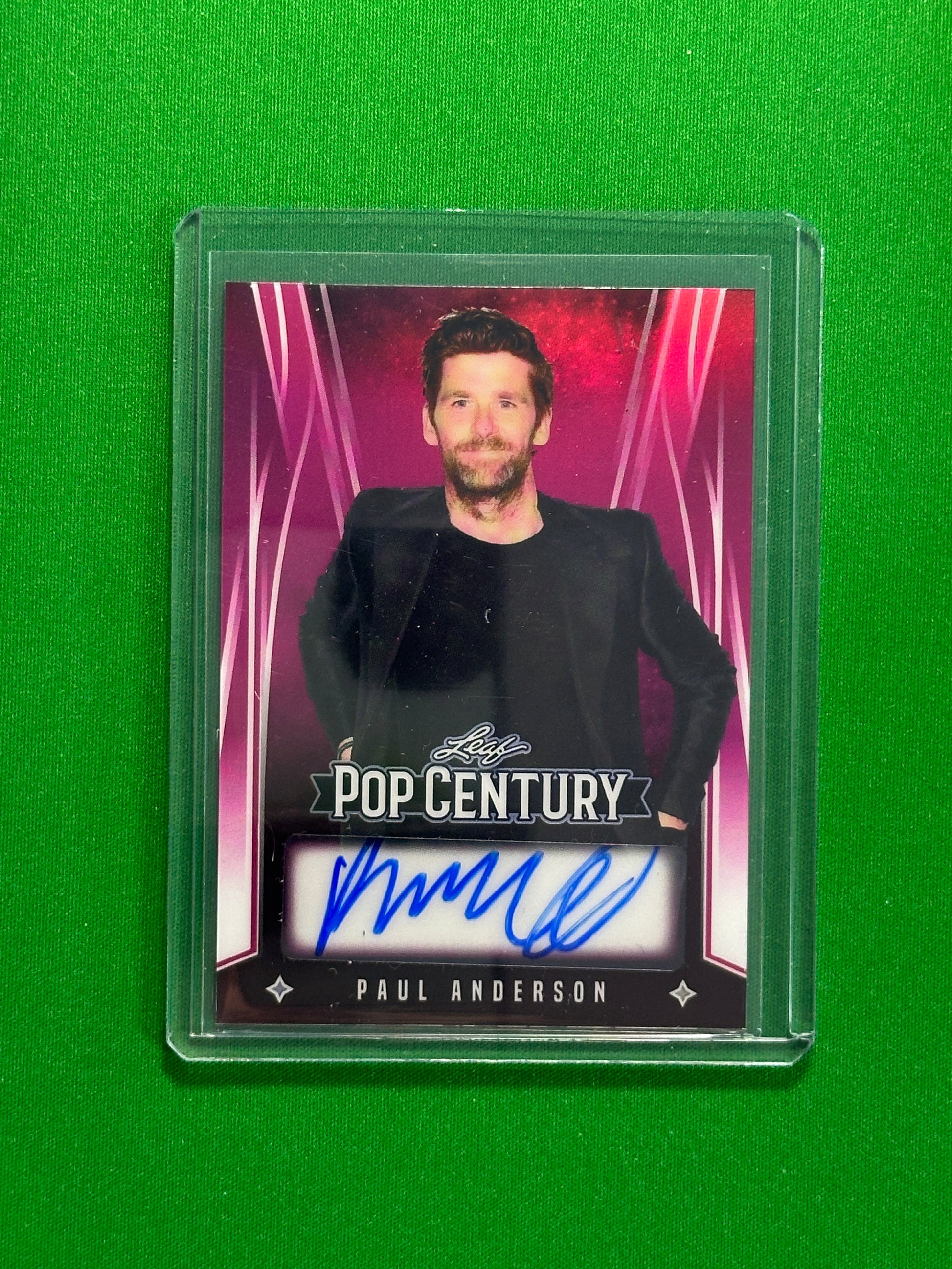 Paul Anderson Autograph 11/15 - Leaf Pop Century 2025