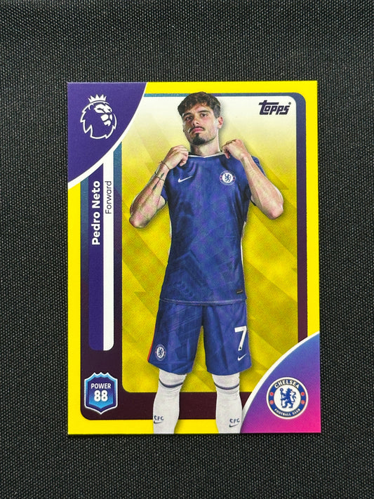Pedro Neto Yellow Parallel Base - Topps Premier League 2026