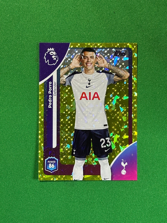 Perdro Porro Numbered Parallel 227/299 - Topps Premier League 2026