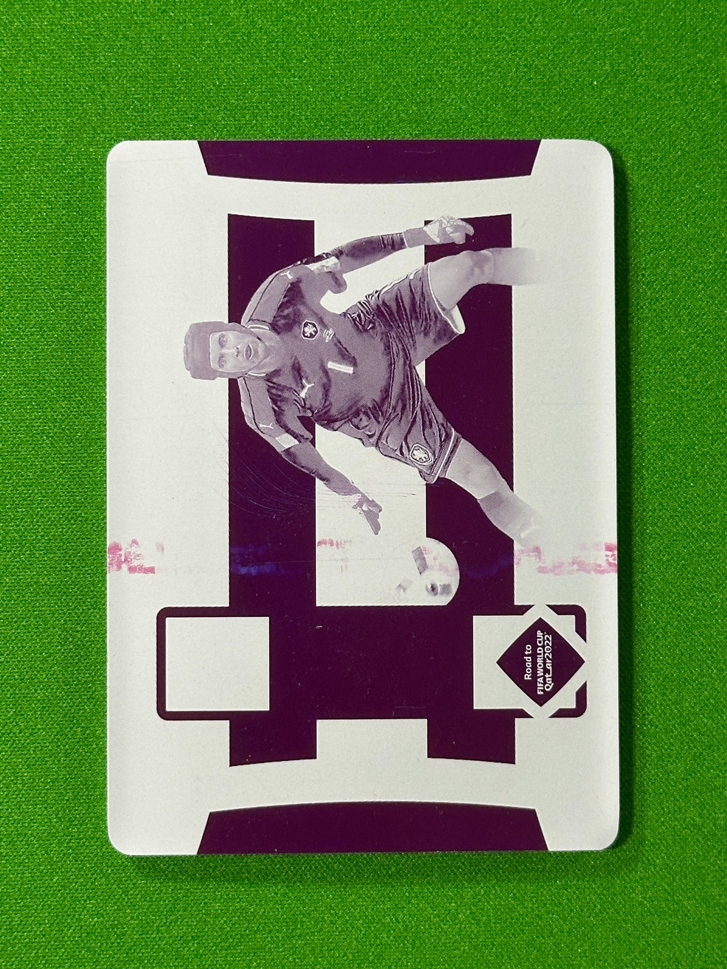 Petr Cech Printing Plate 1 of 1 - Czech Republic - Panini National Treasures World Cup 2022 Front