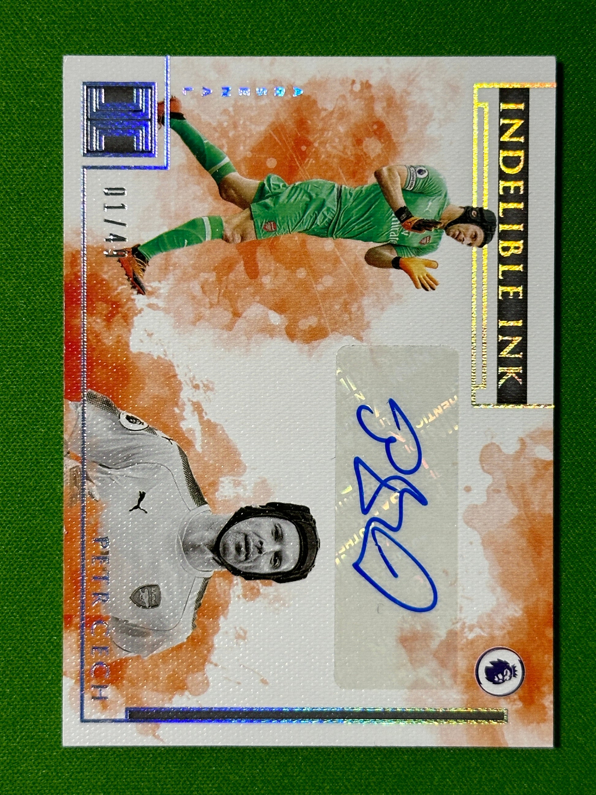 Petr Cech Autograph 1/49 - Arsenal - Panini Impeccable 2019/20 Front