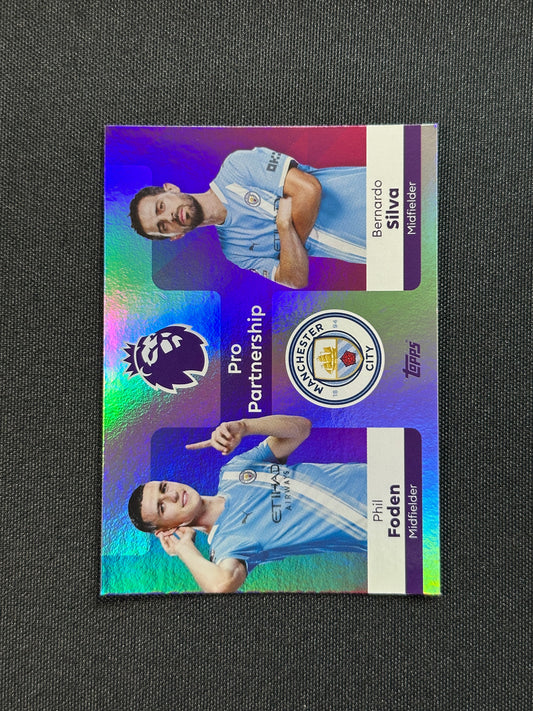 Phil Foden/Bernardo Silva Manchester City Pro Partnership - Topps Premier League 2026
