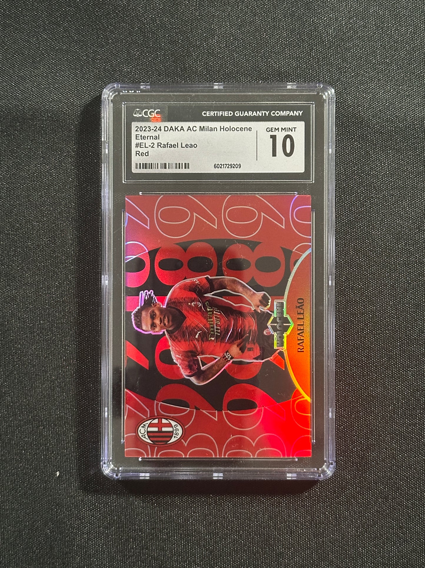 Rafael Leao Numbered Parallel 03/05 CGC10 - DAKA AC Milan 2023/24