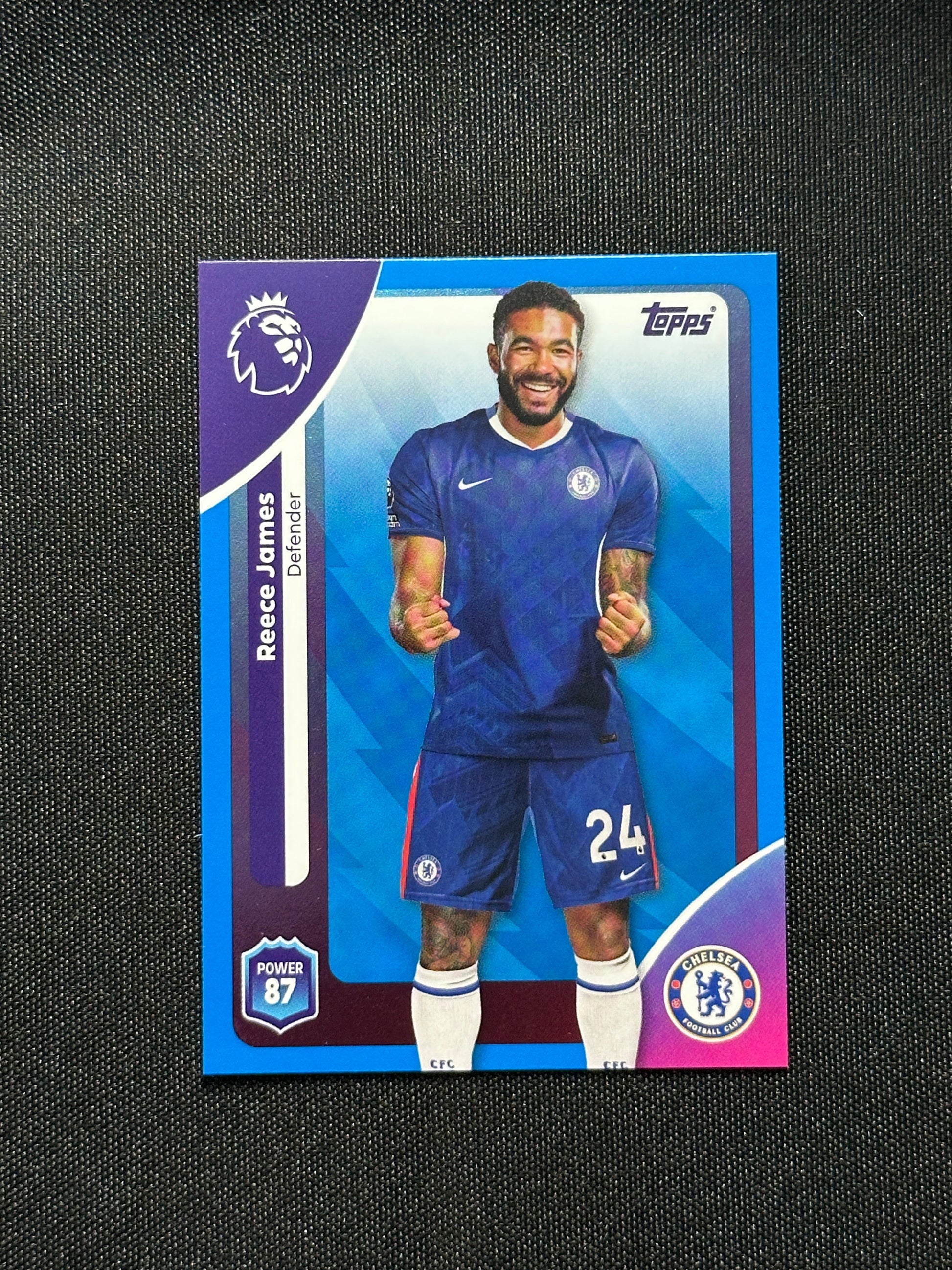 Reece James Blue Parallel Base - Topps Premier League 2026