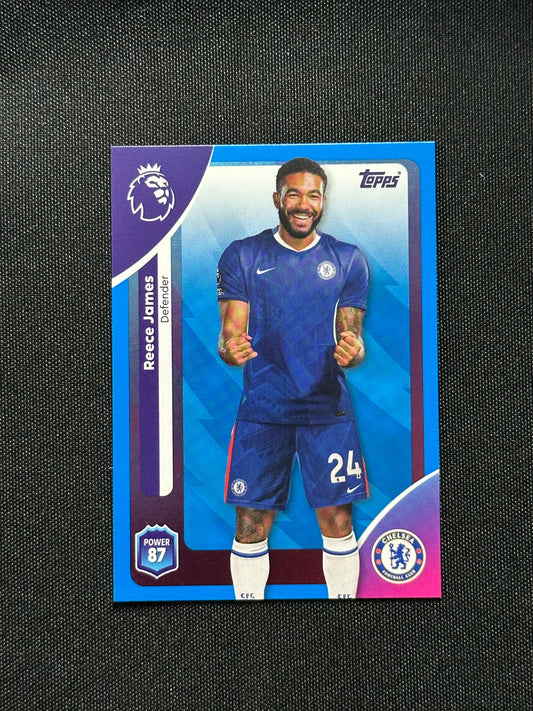 Reece James Blue Parallel Base - Topps Premier League 2026