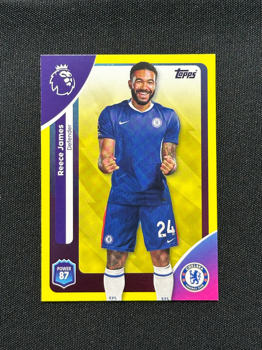 Reece James Yellow Parallel Base - Topps Premier League 2026
