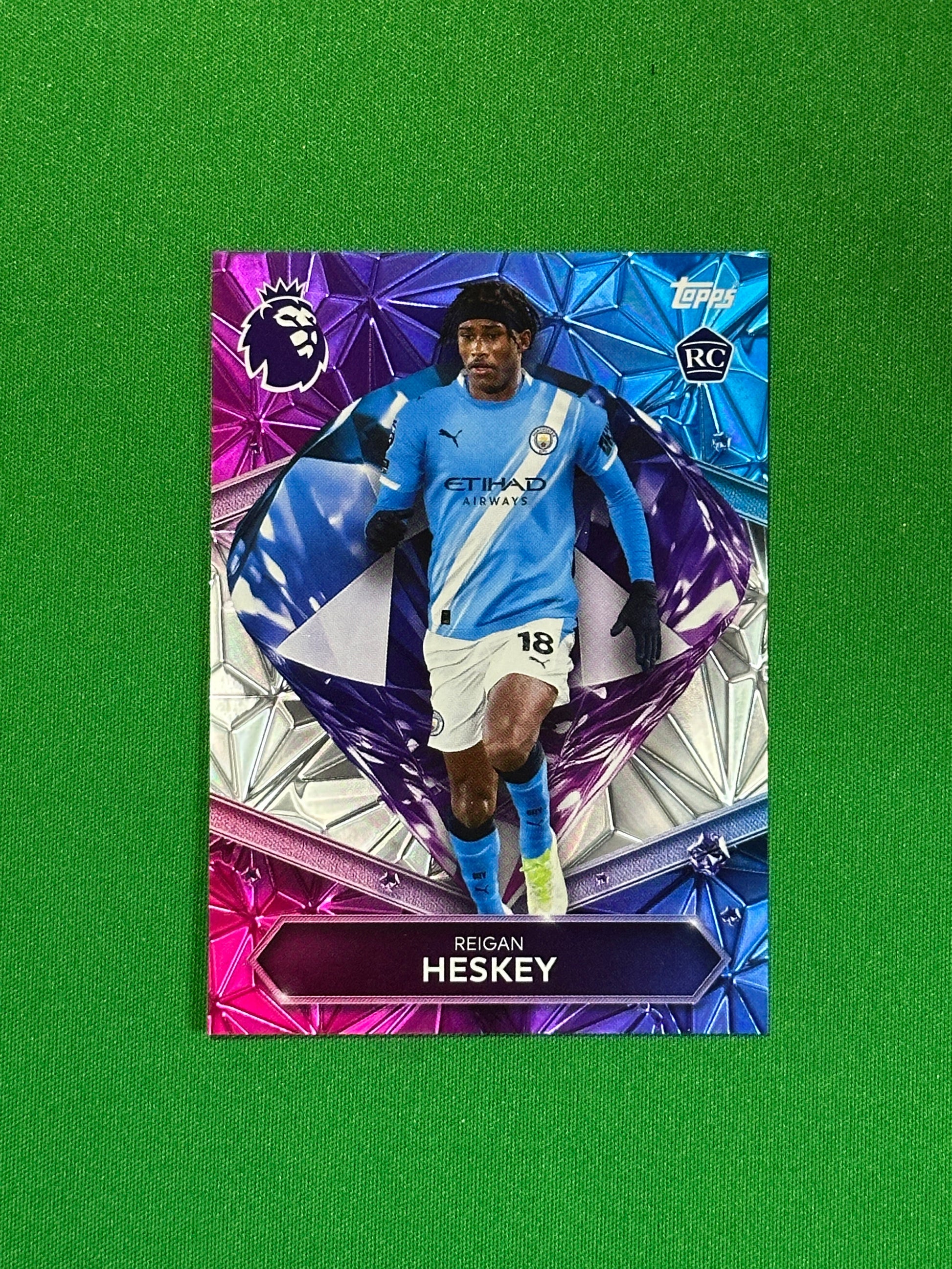 Reigan Heskey Diamond Rookies - Topps Premier League 2026