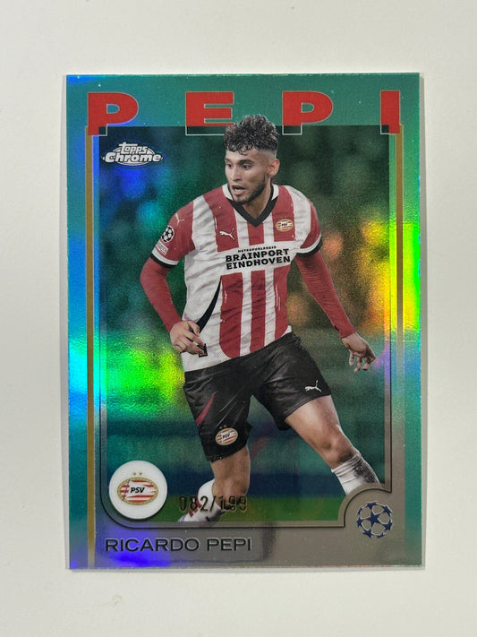 Ricardo Pepi Numbered Parallel 82/199 - Topps Chrome 2024/25
