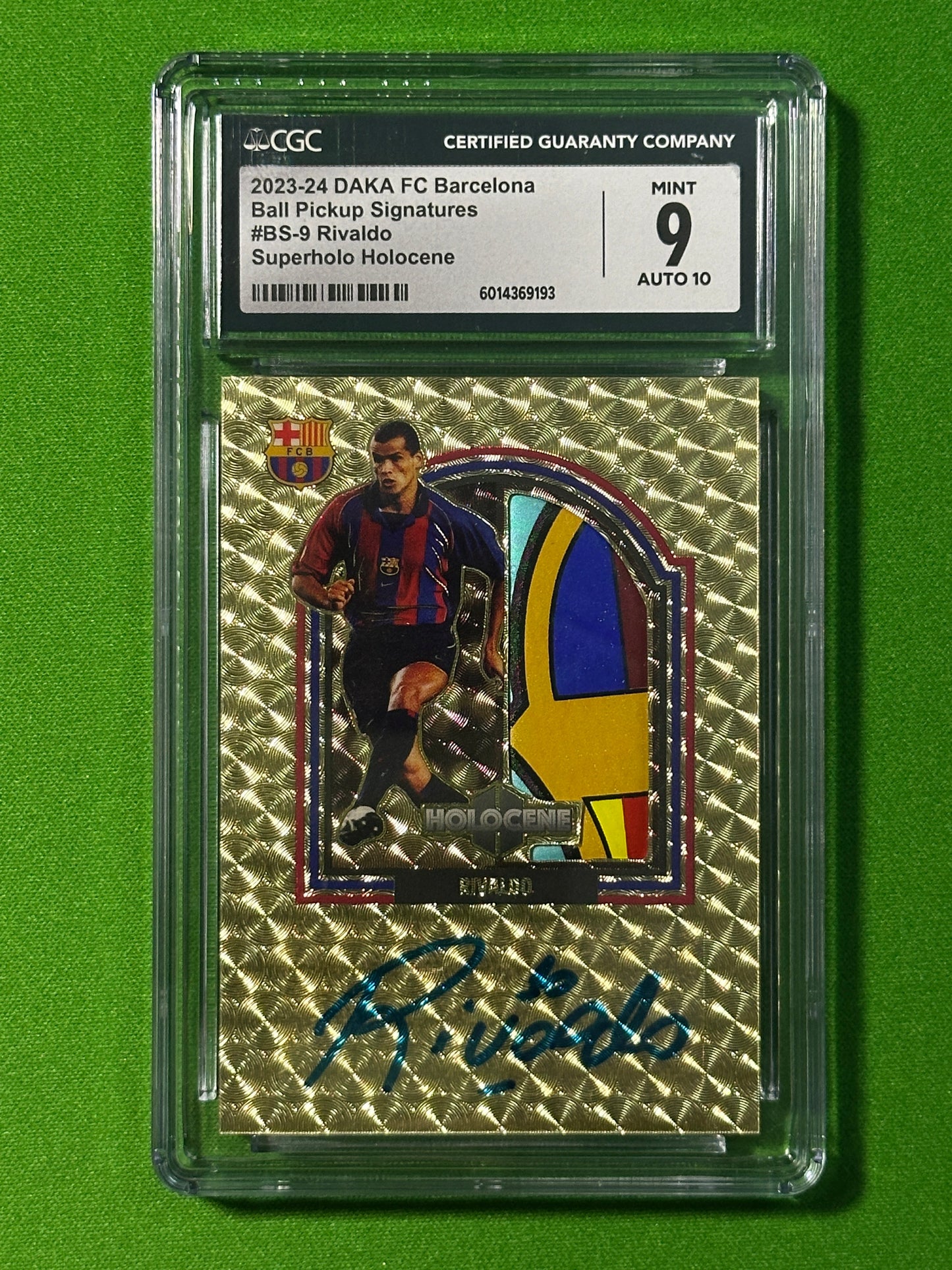Rivaldo One of One 1/1 Autograph - DAKA Barcelona One & Two 2023-24 - CGC 9