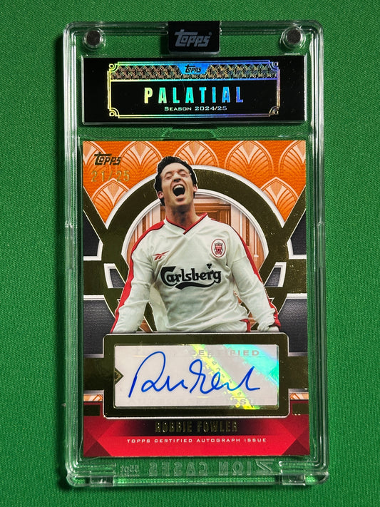 Robbie Fowler Autograph 21/25 - Topps Liverpool Palatial 2024/25 Front