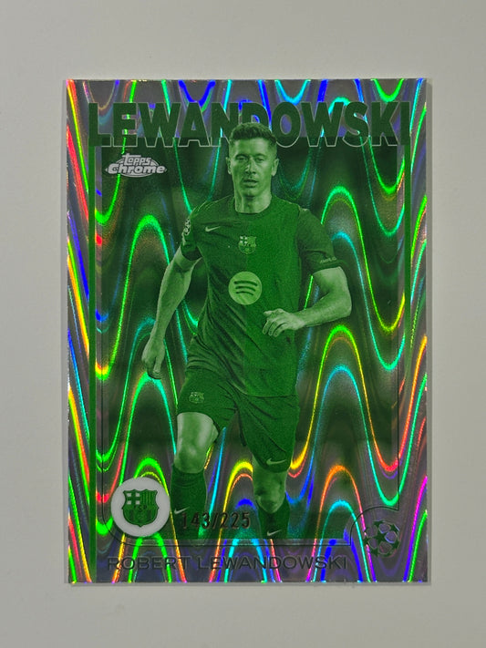Robert Lewandowski Numbered Parallel 143/225 - Topps Chrome 2024/25