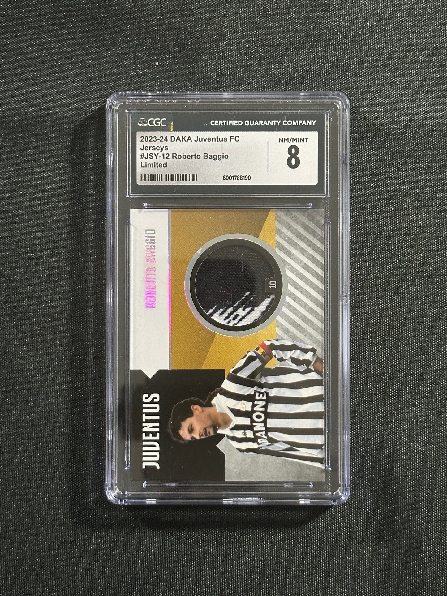 Roberto Baggio Patch 55/70 CGC8 - DAKA Juventus 2023/24