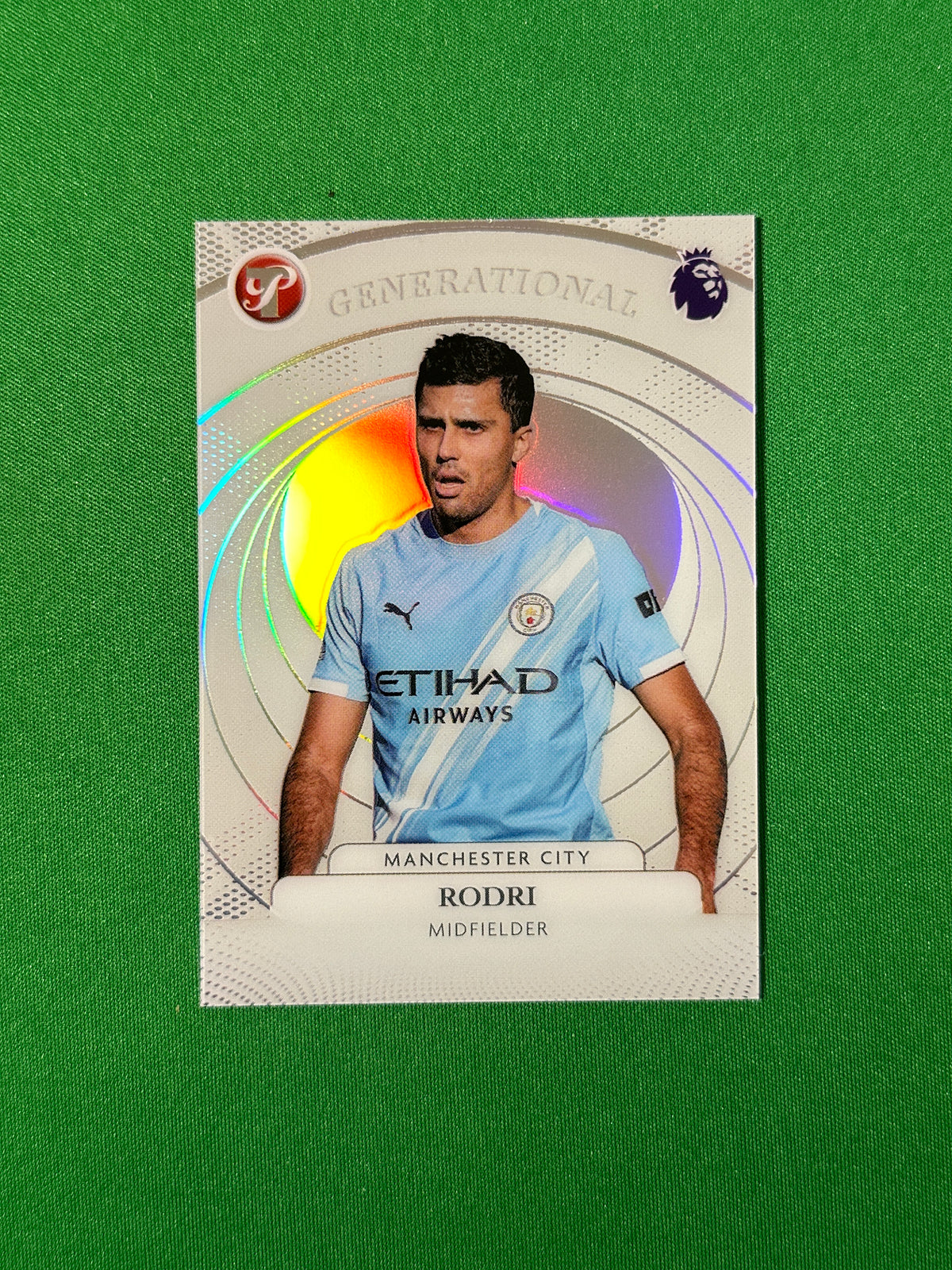 Rodri Generational Manchester City Topps PL Pristine 2025/26 football card