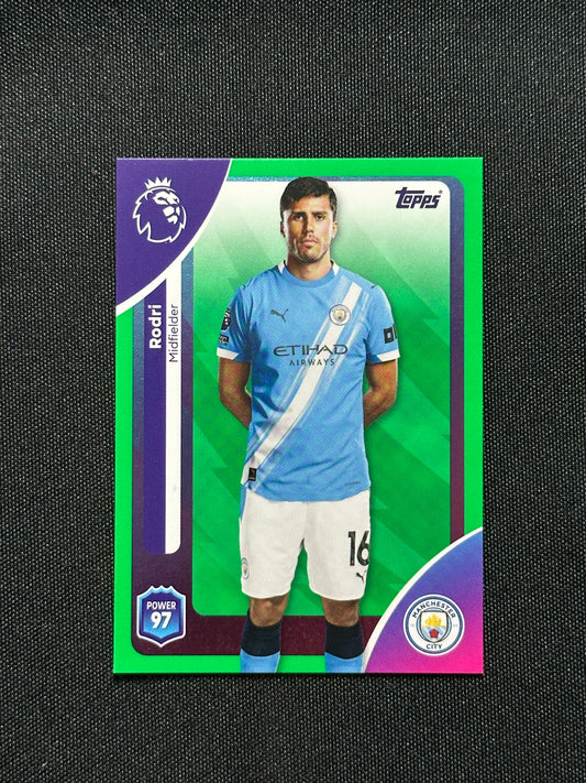 Rodri Green Parallel Base - Topps Premier League 2026