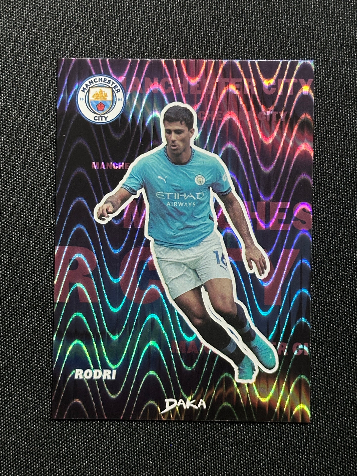 Rodri Numbered Parallel 45/99 - Daka Manchester City Top Audience 2024/25