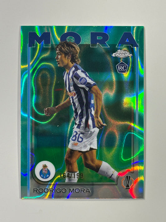 Rodrigo Mora Numbered Parallel 164/199 - Topps Chrome 2024/25