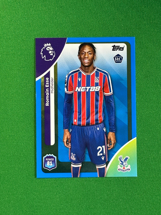 Romain Esse Blue Parallel Base - Topps Premier League 2026