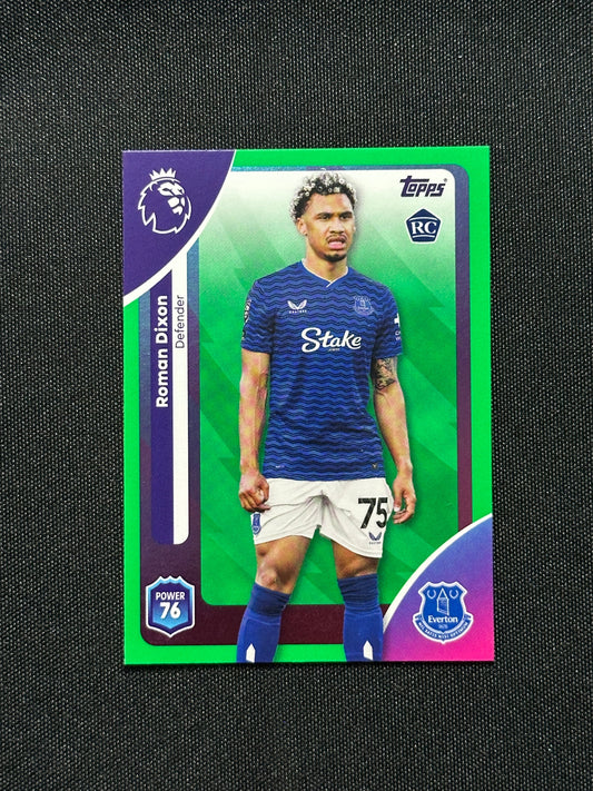 Roman Dixon Green Parallel Base - Topps Premier League 2026