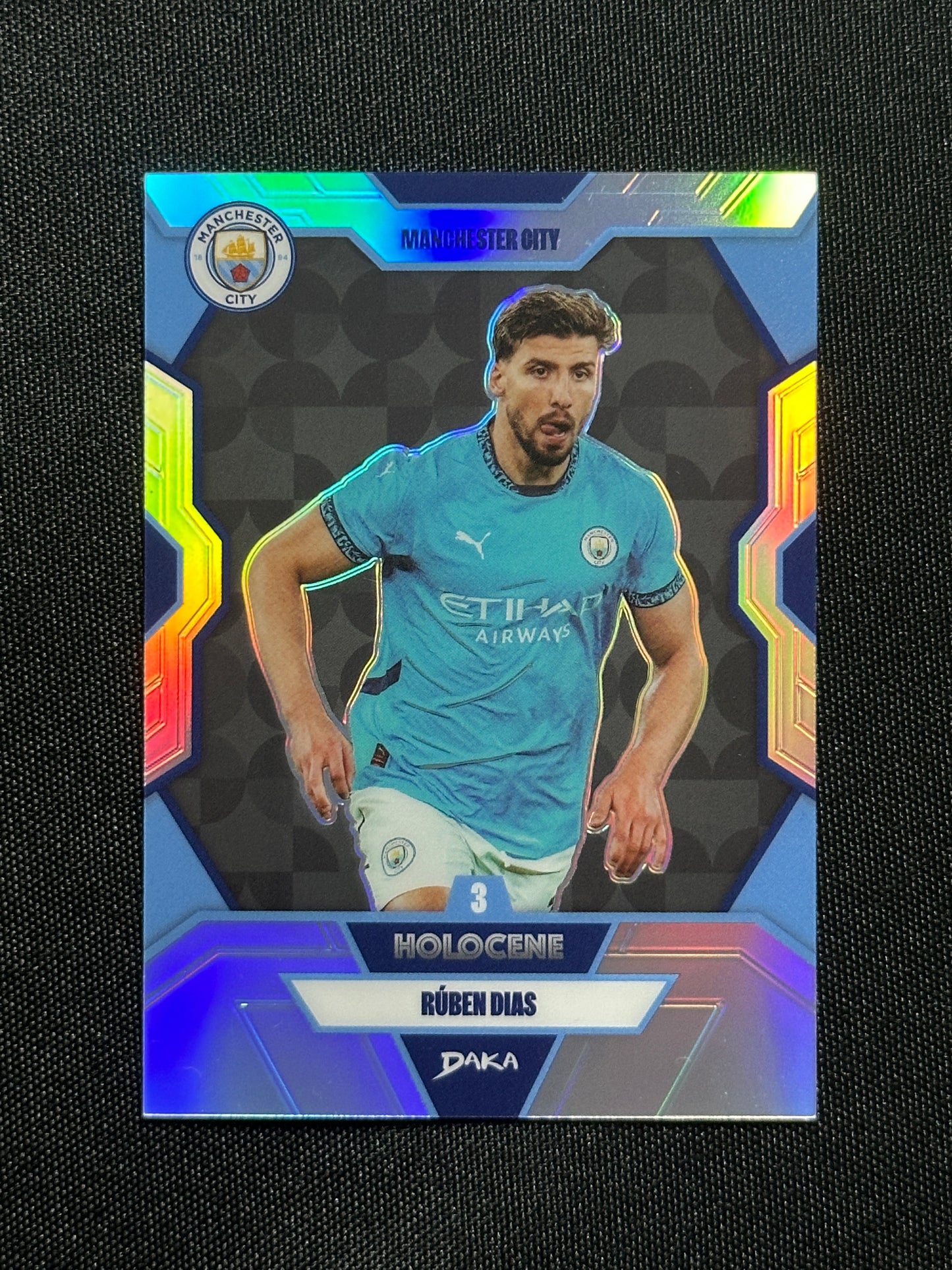 Ruben Dias Numbered Parallel 149/199 - Daka Manchester City One & Two 2024/25