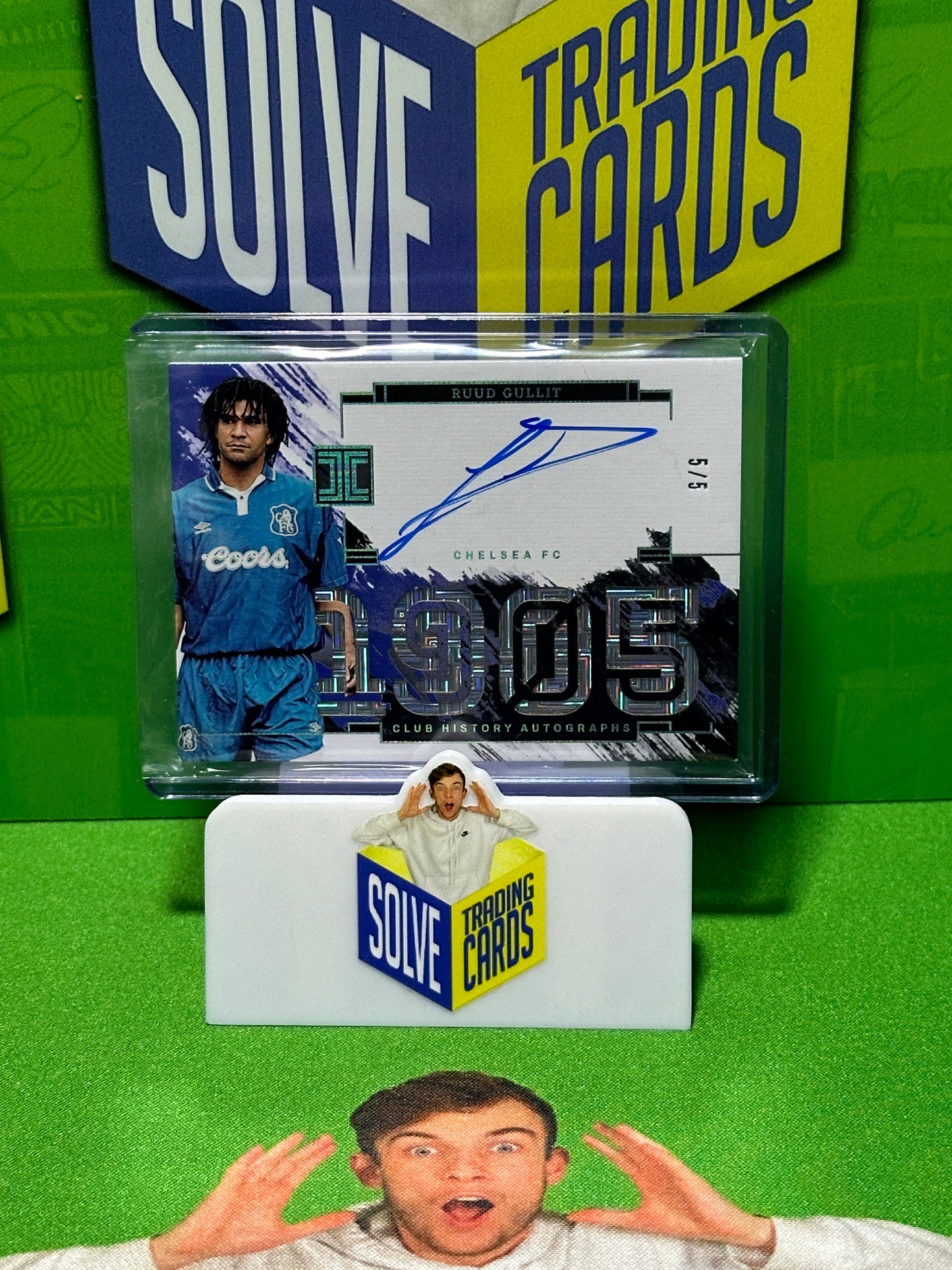 Ruud Gullit On Card Autograph 5/5 - Chelsea - Panini Impeccable 2023/24 Main