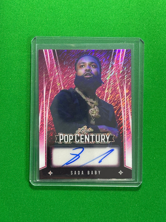 Sada Baby Autograph 5/10 - Leaf Pop Century 2025