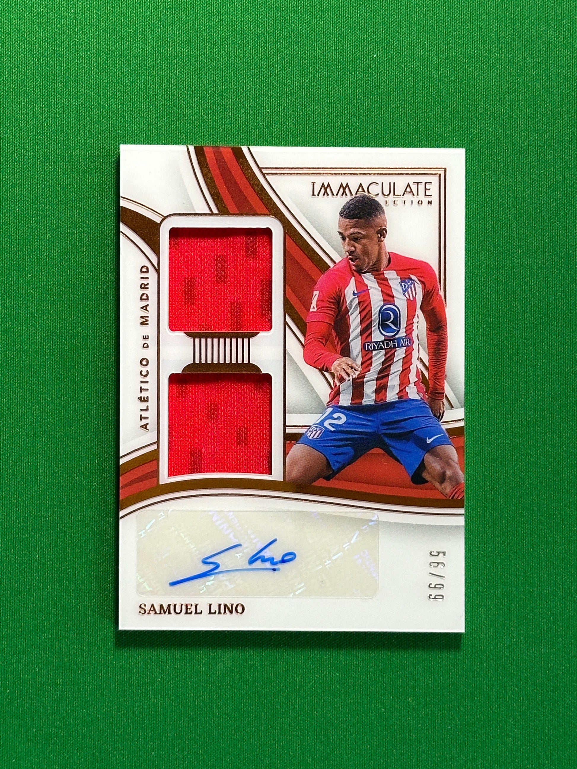 Samuel Lino Patch Autograph 56/99 - Panini Immaculate 2023/24