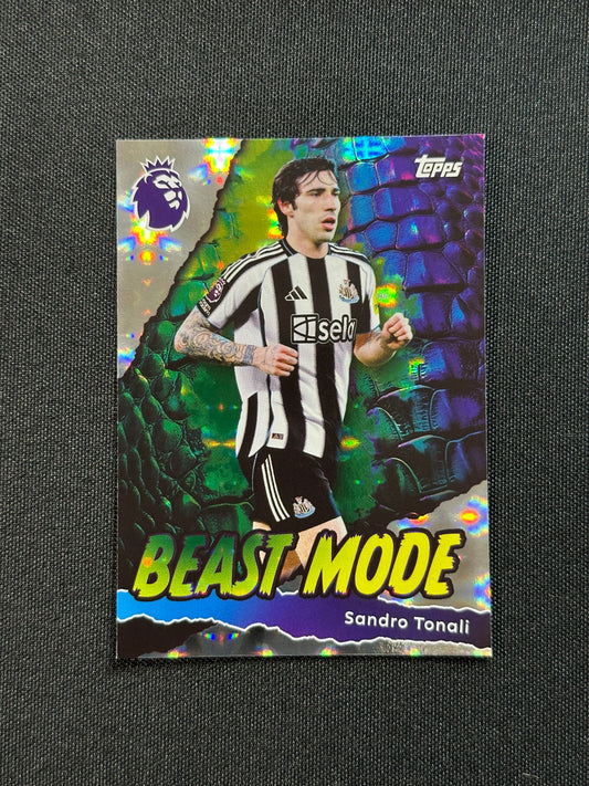 Sandro Tonali Newcastle Beast Mode - Topps Premier League 2026