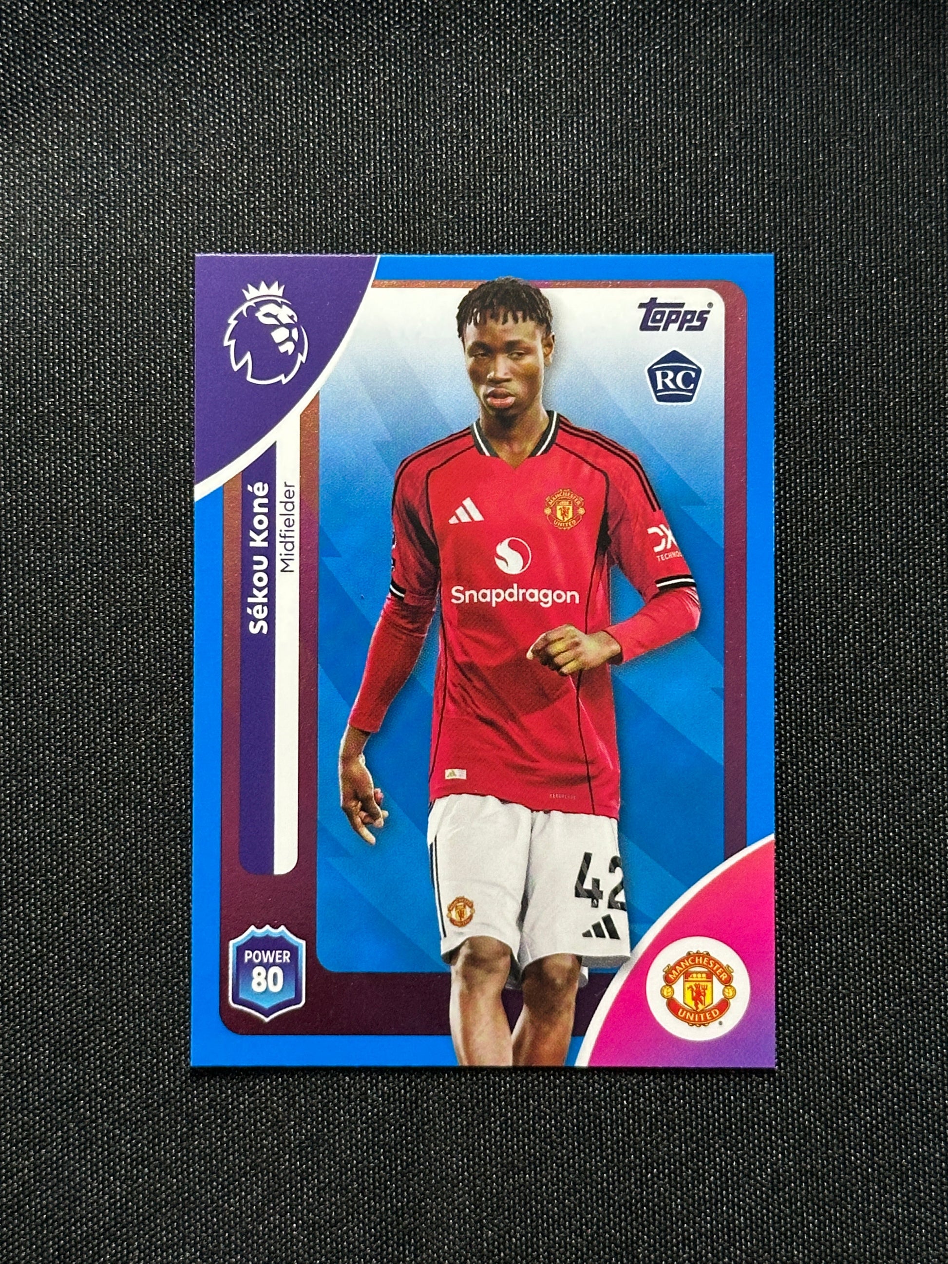 Sekou Kone Blue Parallel Base - Topps Premier League 2026