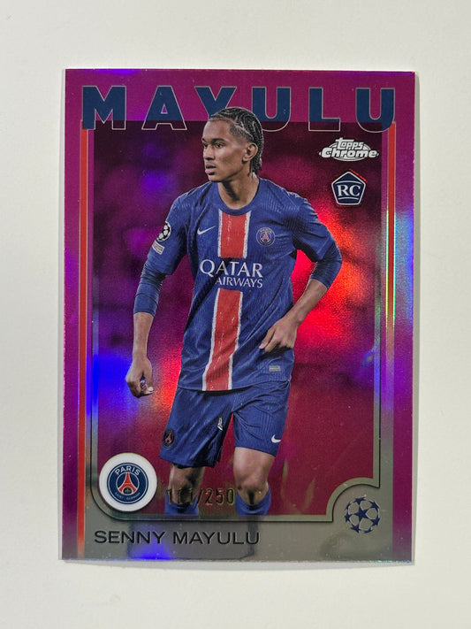 Senny Mayulu Autograph 111/250 - Topps Chrome 2024/25