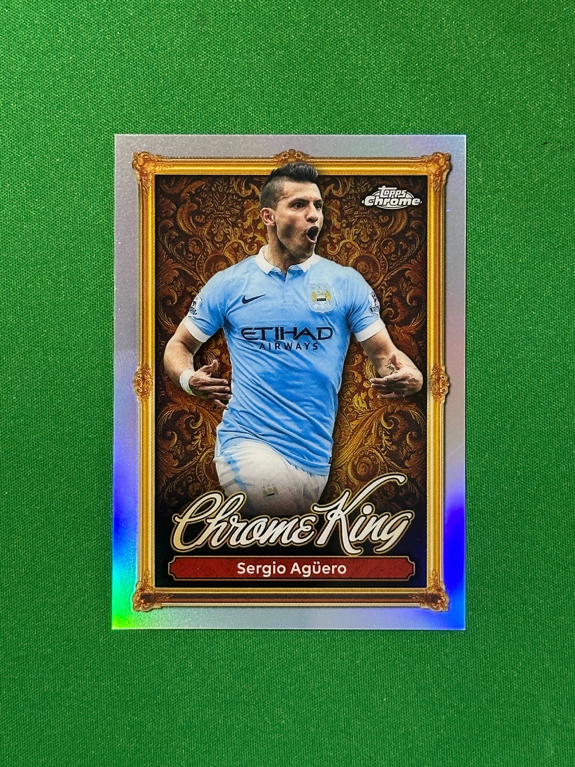 Sergio Aguero Chrome King - Topps Premier League 2026