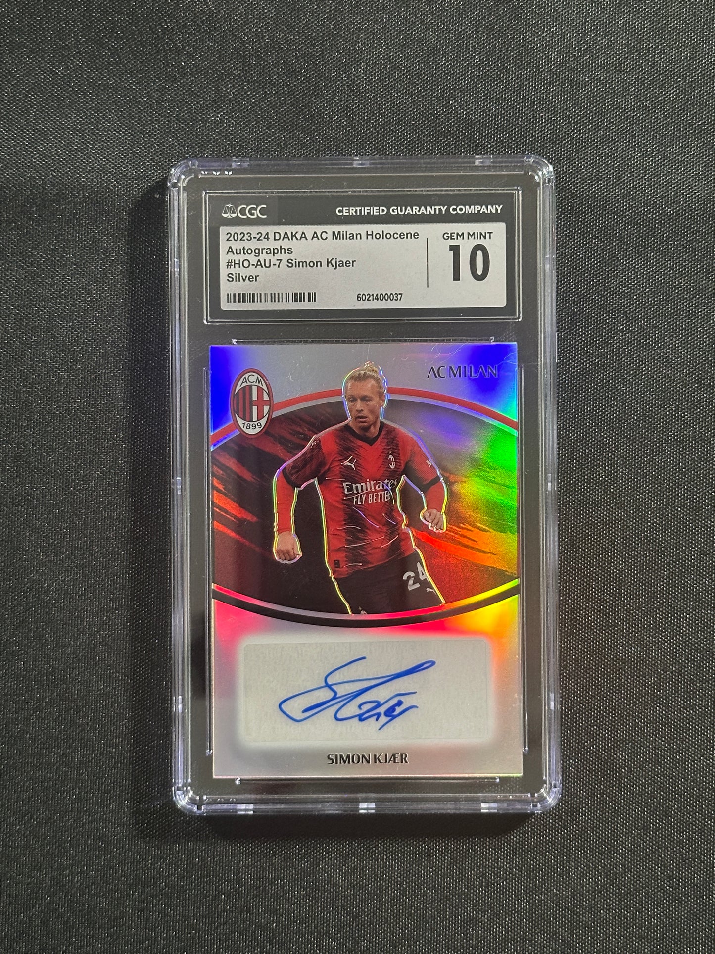 Simon Kjaer Autograph 37/65 CGC10 - DAKA AC MIlan 2023/24