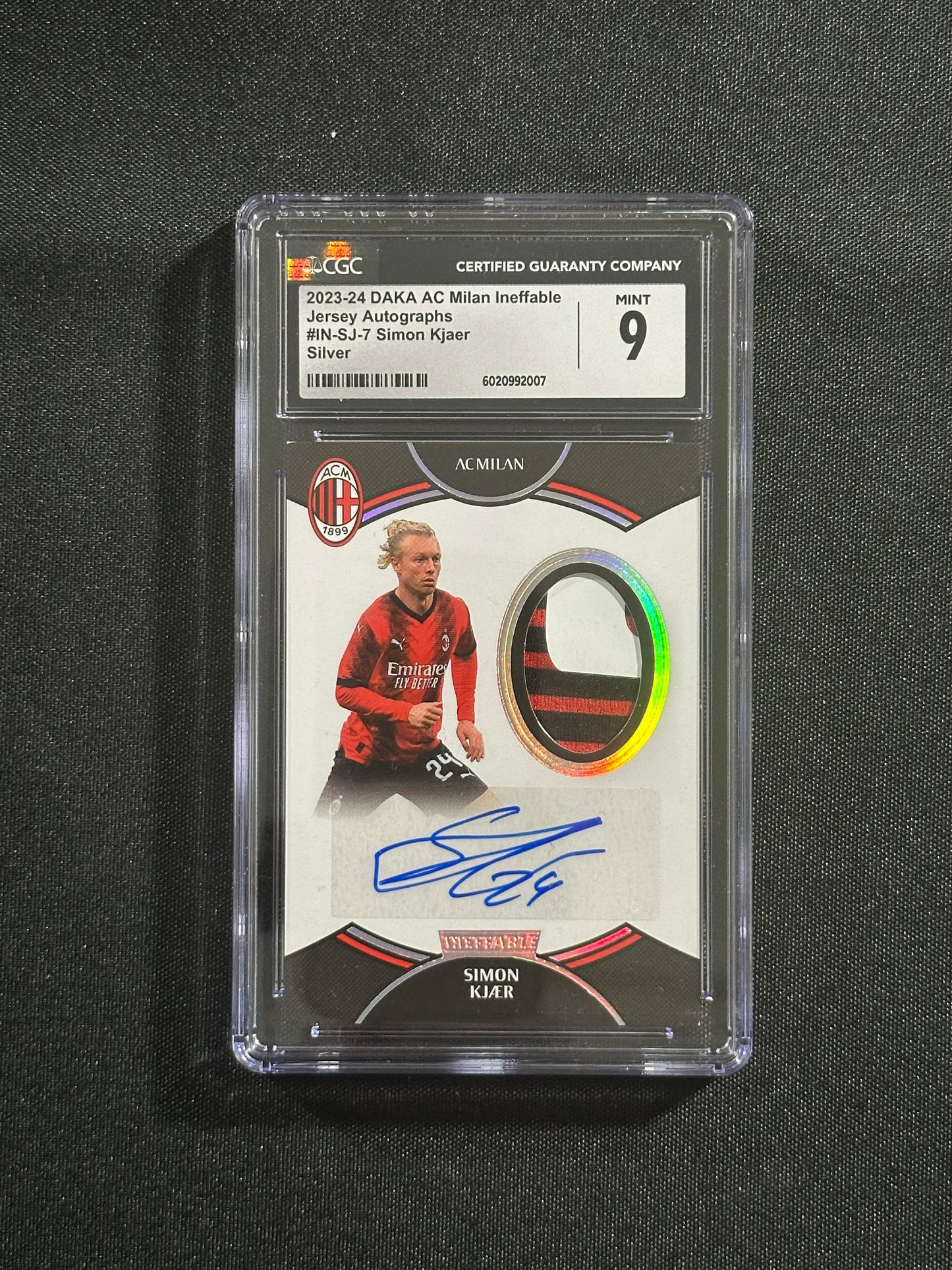 Simon Kjaer Autograph 44/55 - DAKA AC Milan 2023/24