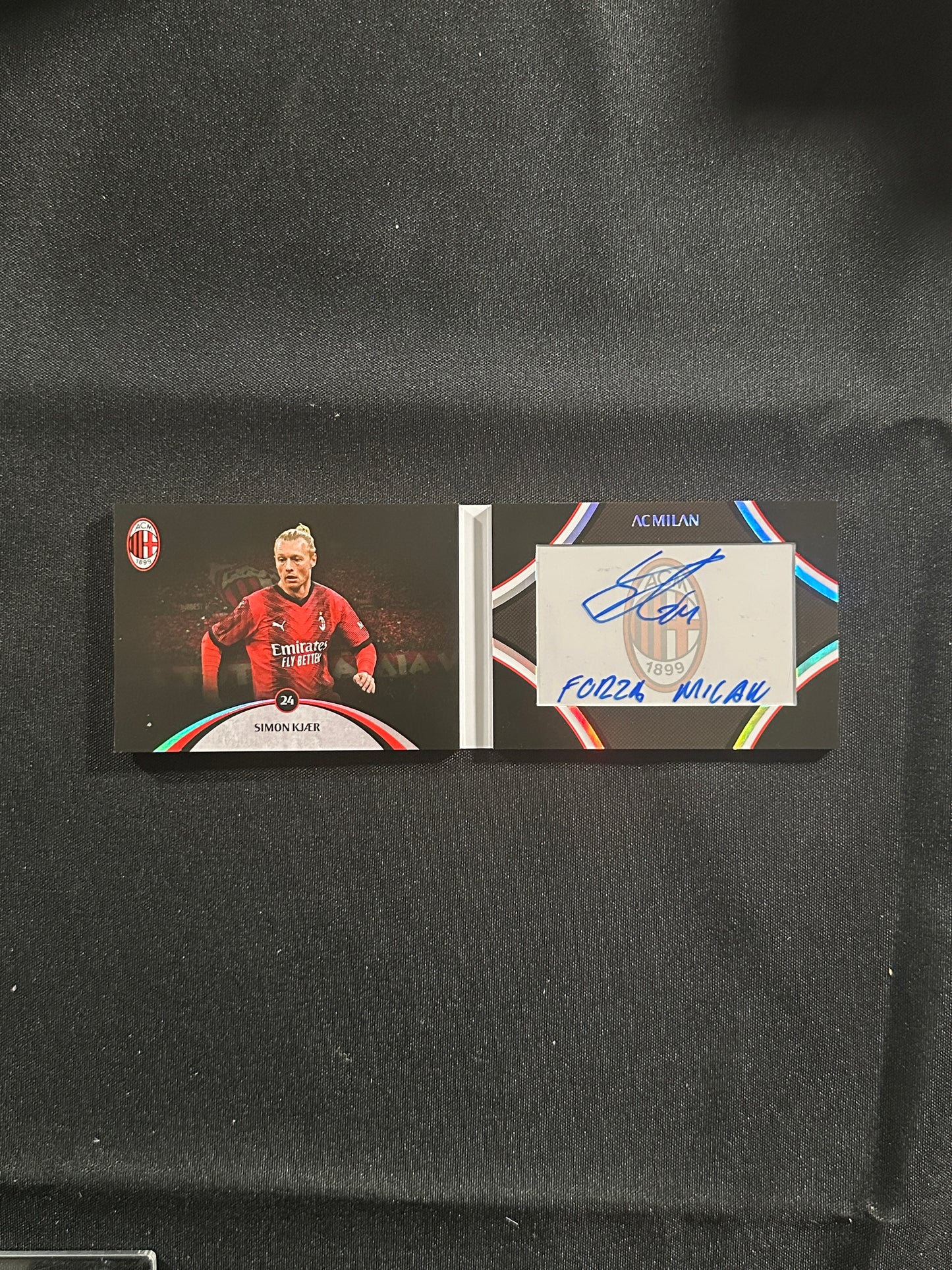Simon Kjaer Autograph Booklet 44/49 - DAKA AC MIlan 2023/24