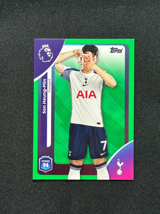 Son Heung-Min Green Parallel Base - Topps Premier League 2026