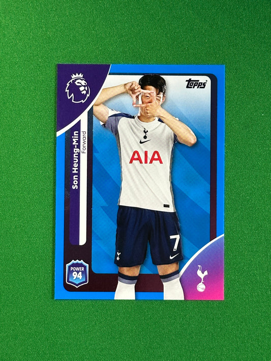 Son Heung-Min Blue Parallel Base - Topps Premier League 2026