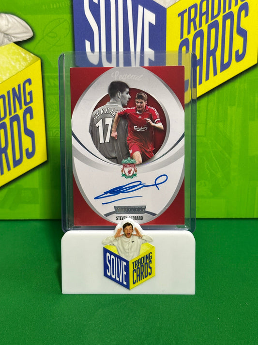 Steven Gerrard On-Card Autograph 22/69 - DAKA Liverpool Ineffable 2022-23