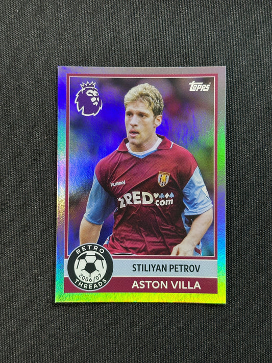 Stiliyan Petrov Aston Villa Retro Threads - Topps Premier League 2026