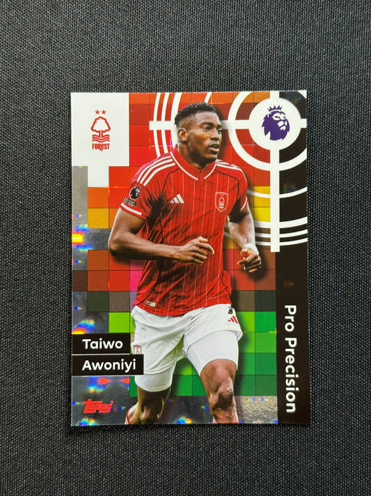 Taiwo Awoniyi Nottingham Forest Pro Precision - Topps Premier League 2026