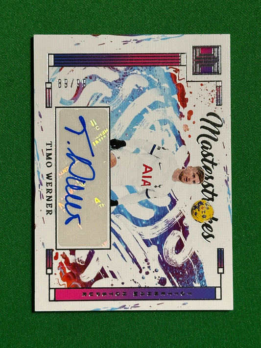 Timo Werner Autograph 89/99 - Tottenham Hotspur - Panini Impeccable 2023/24 Front