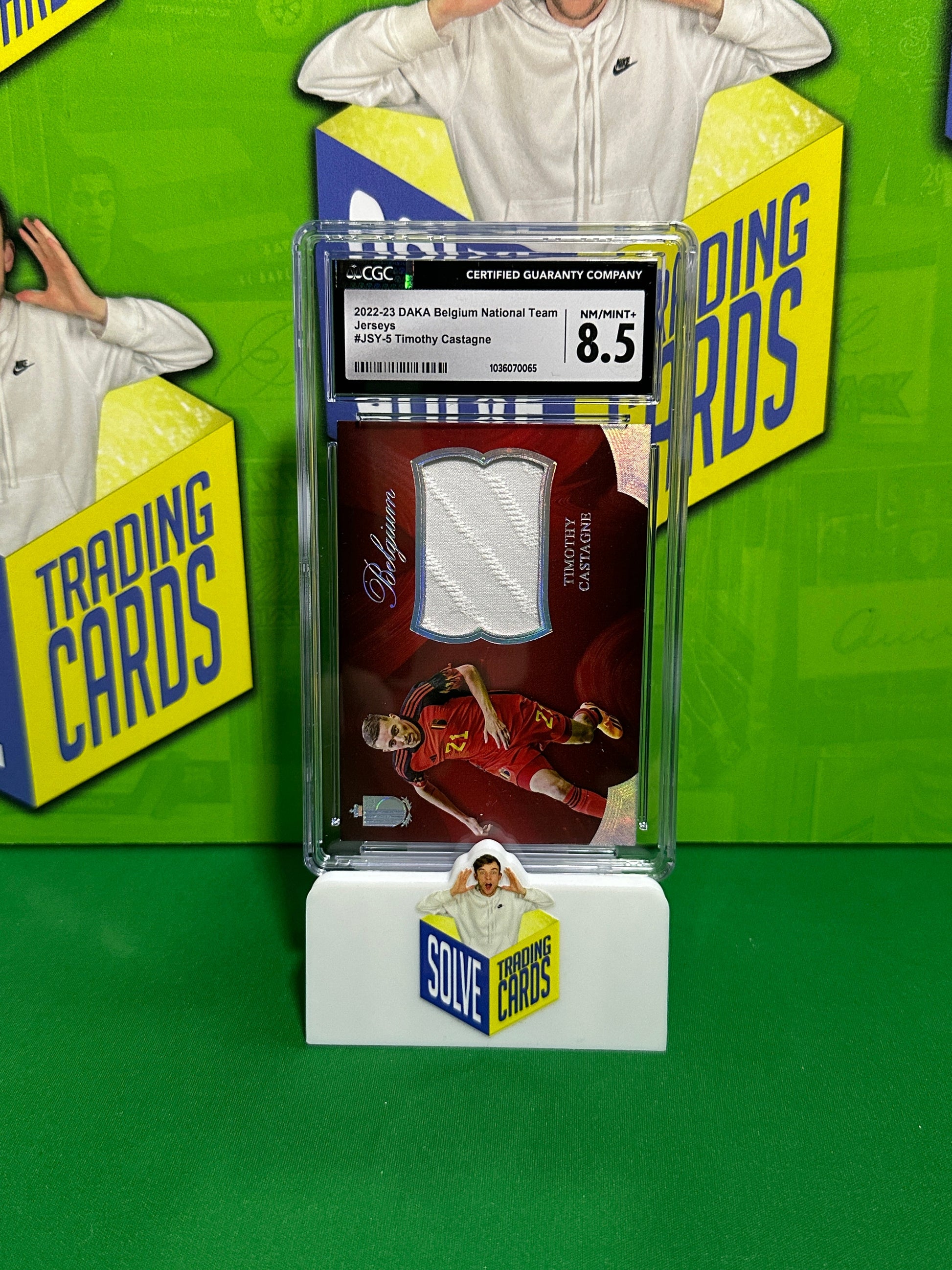 Timothy Castagne Patch 40/85 - DAKA Belgium 2022-23 - CGC 8.5