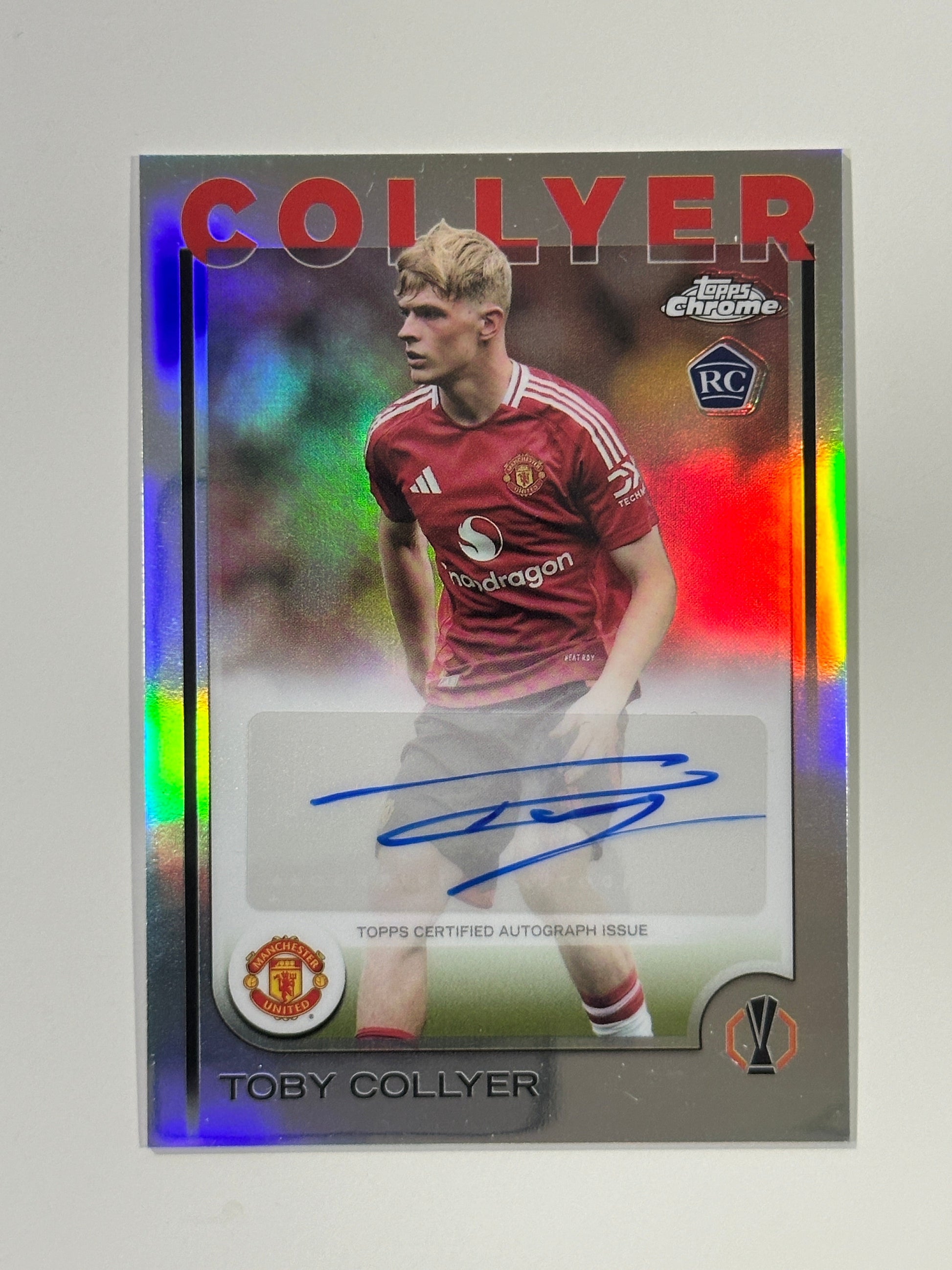 Toby Collyer Autograph - Topps Chrome 2024/25