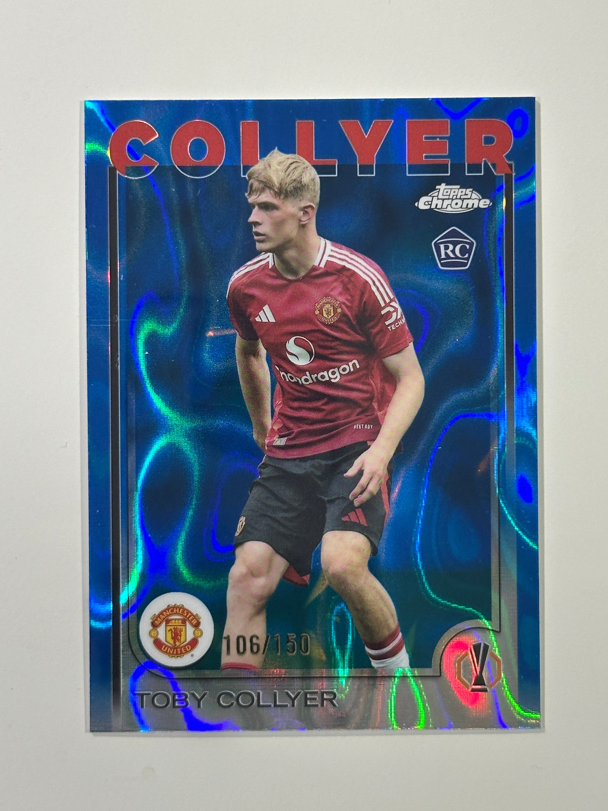 Toby Collyer Numbered Parallel 106/150 - Topps Chrome 2024/25